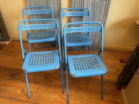 4 x Bistrostoelen Klapstoelen Tuinstoelen Ville de Reims - Afbeelding 13