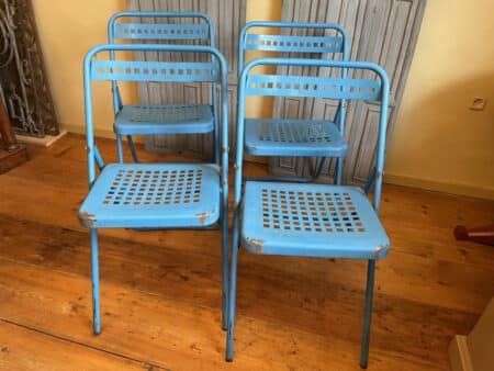 4 x Bistrostoelen Klapstoelen Tuinstoelen Ville de Reims - Afbeelding 4