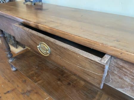 SideTable Wandtafel Kersenhout Landelijk 164 cm. - Afbeelding 8